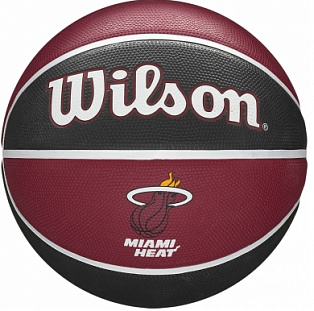 Мяч баскетбольный “Wilson NBA Team Tribute Miami Heat” АРТ.Wtb1300xbmia